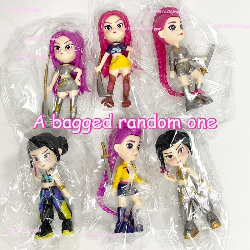 Anime KPop Devil Hunter Blind Box Disassembly Fun Blind Bag Small statue Peripheral model Desktop Blind box decoration gift