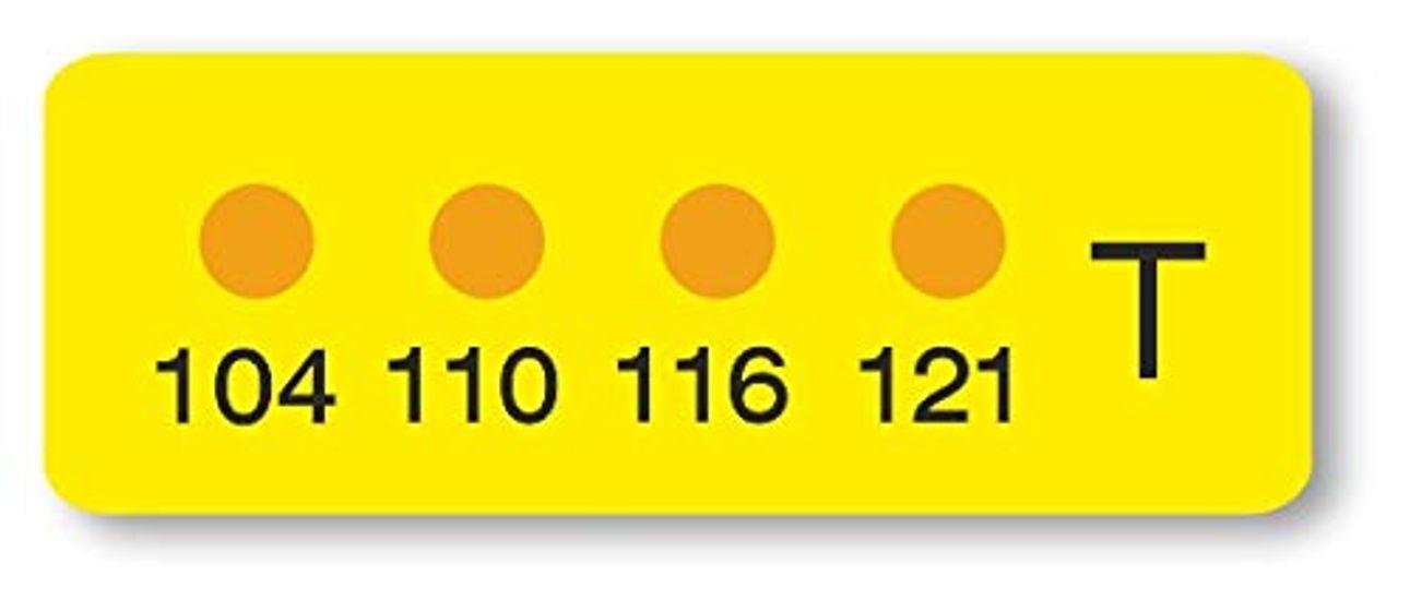 

Термоэтикетка мини-размер 4-точечная индикаторная этикетка MN-T