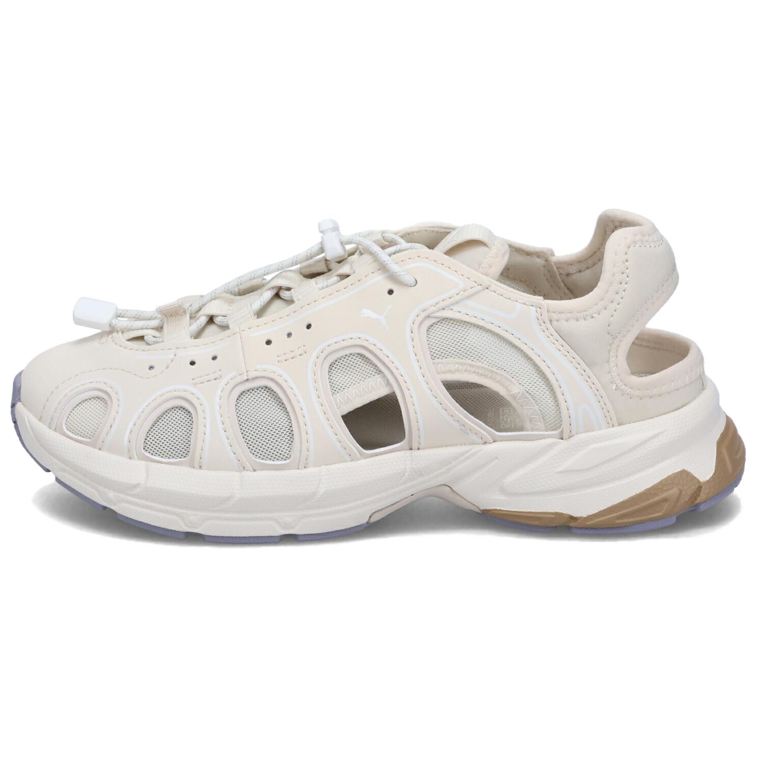 Puma Velo Mu Unisex White Black Slide Sandals 399152-03 EU 39