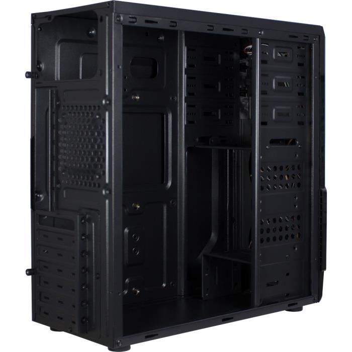 Boîtier pc inter-tech b-42 - noir - atx/micro-atx - 5 baies internes - ventilateurs 120/140mm