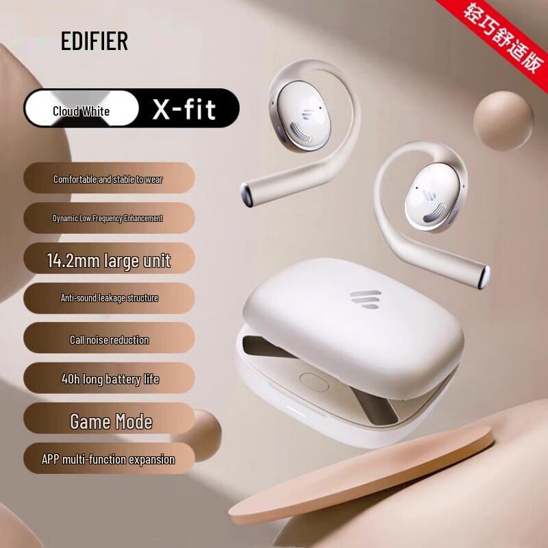 Edifier X Fit Open-Ear Air Conduction Sports Bluetooth Headphones