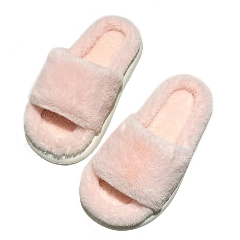 Cotton slippers women's winter wear non-slip indoor home plush confinement slippers women's summer postpartum spring and autumn models