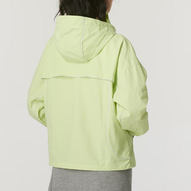 Puma Breathable Running Hooded Solid Color Long Sleeve Jacket Women Jackets Light-Green 628763-35