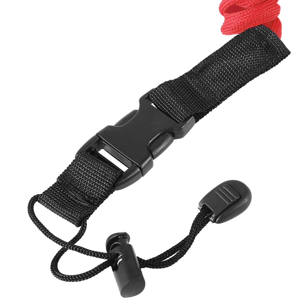 Elastic Paddle Leash Kayak Canoe Fishing Rod Rowing Boats Coiled Lanyard Cord Tie Rope