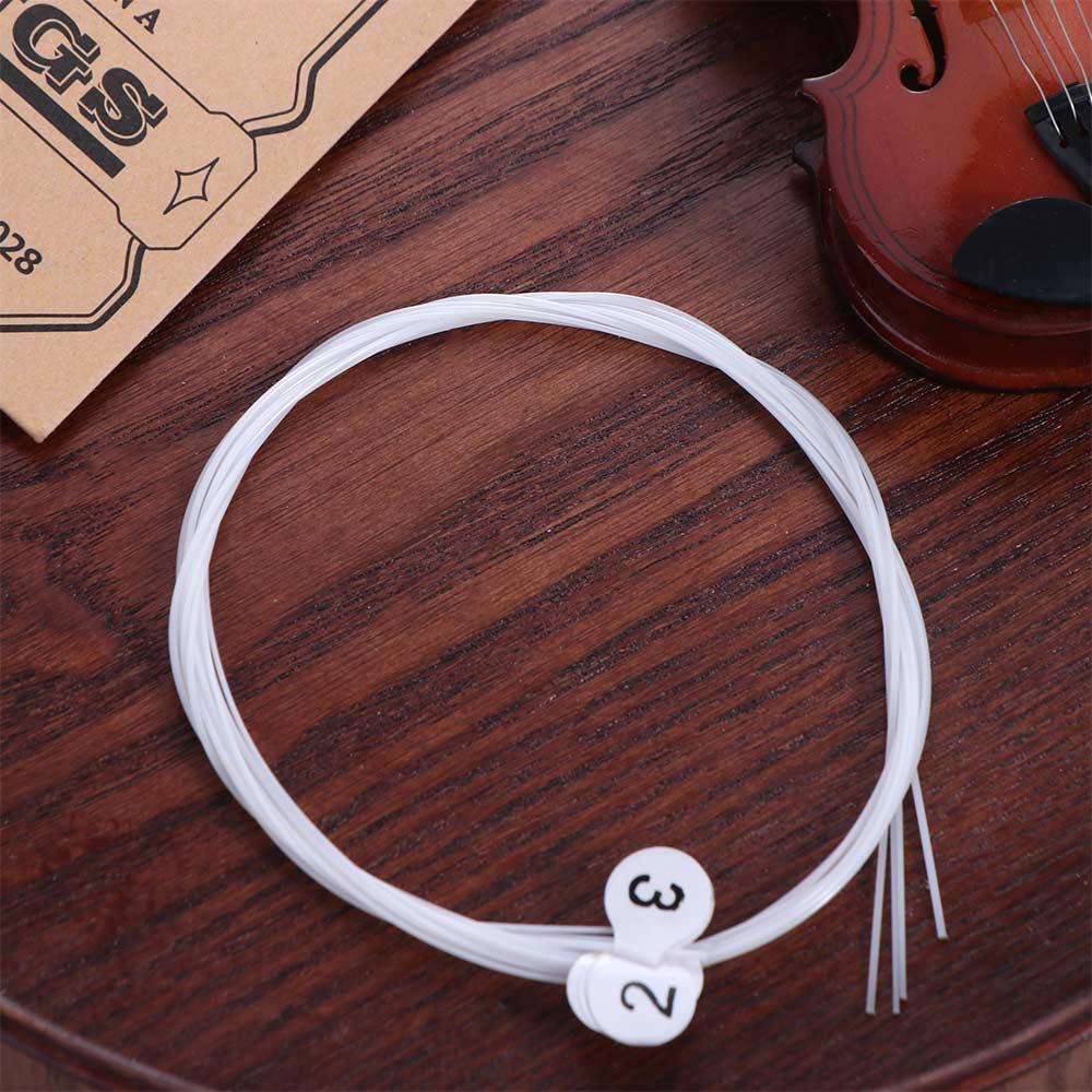 1 Set Nylon Ukulele Strings Replacement Classical Guitar Strings For 21 / 23 / 26-inch Ukulele