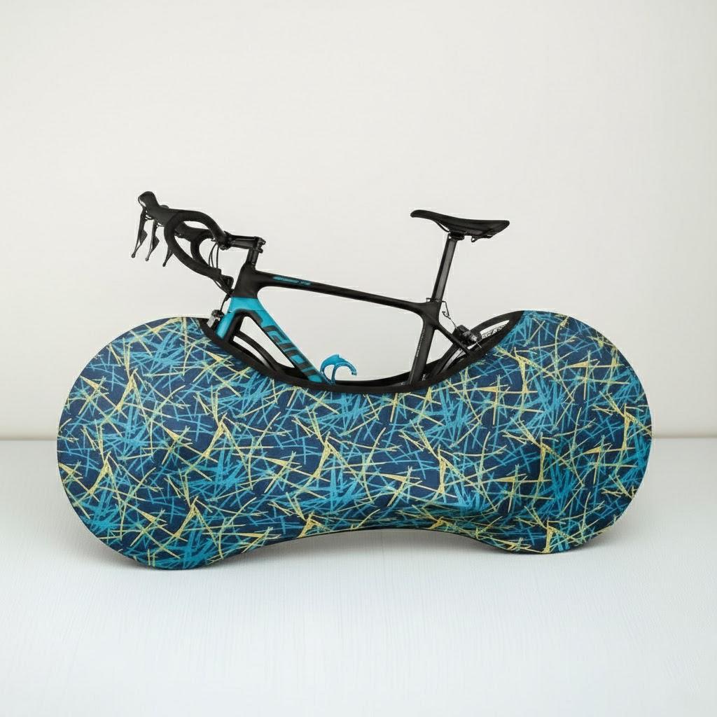 Mountain Bike Cover Waterproof Dust Protector Full Cover Elastic Fabric for Indoor Outdoor Cycling Accessories