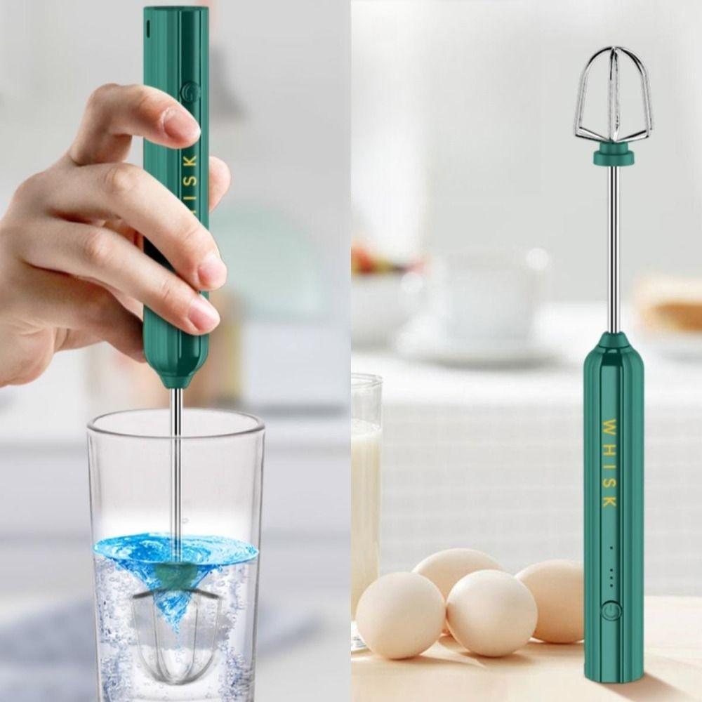 

USB перезаряжаемая мешалка для кофе, портативный пеногенератор, электрический миксер для напитков, кухонные гаджеты