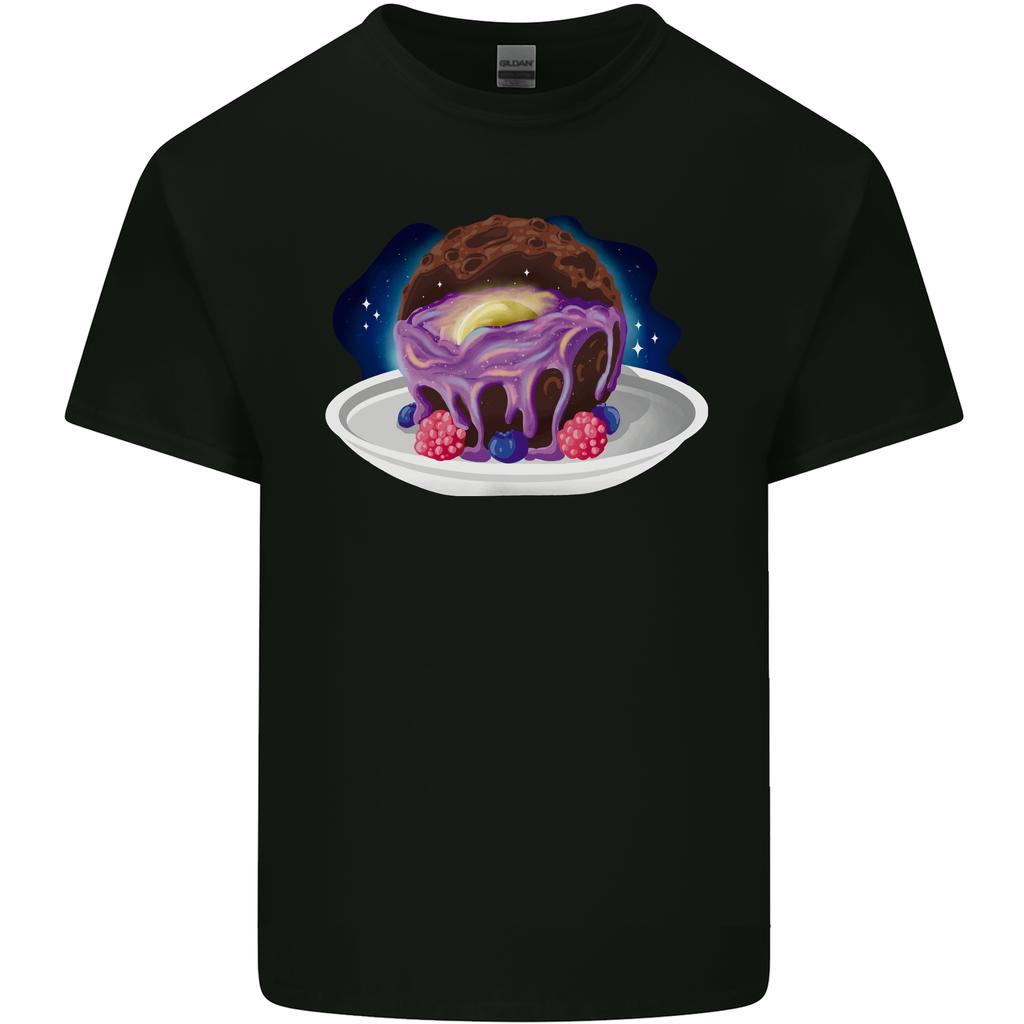 Space Planet Dessert Funny Food Unisexs Light Cotton TShirt