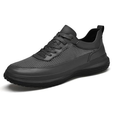 Men Shoes Fashion Genuine Leather Sneakers Lace Up Comfortable Casual Shoes Outdoor Men Sneakers