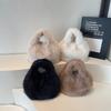 Women's Plush Handbag Solid Color Shoulder Bag