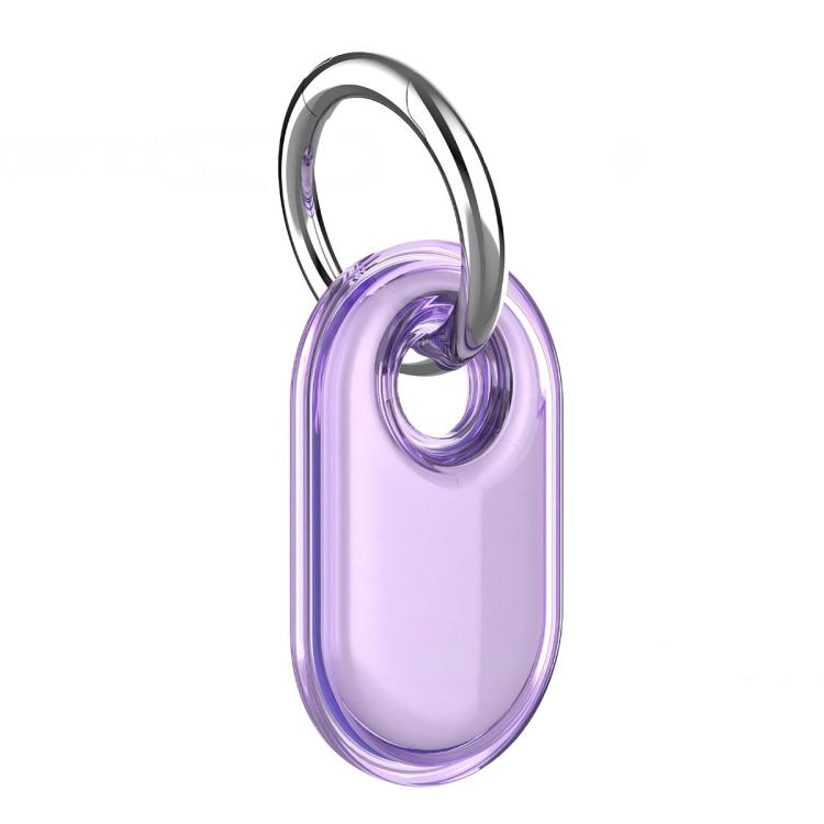 Vollständige, IP68 wasserdichte, stoßfeste TPU-Schutzhülle mit Metall-Karabiner-Schlüsselanhänger für Samsung Galaxy Smart Tag 2 Tracker