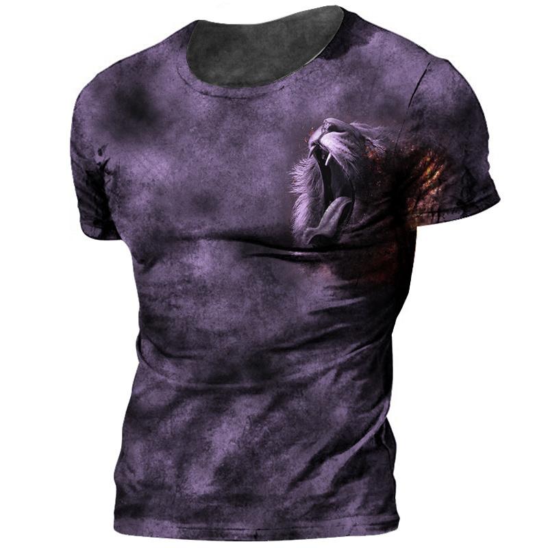New Hot Selling Retro Men's T-shirt 3D Printing Retro Short Sleeve Top Fashion Men's Clothing Street Hip Hop Hot Style