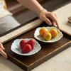 Ceramic tea tray cake tray tea room fruit tray Zen dried fruit tray dried foam tray pot Chengfo tray