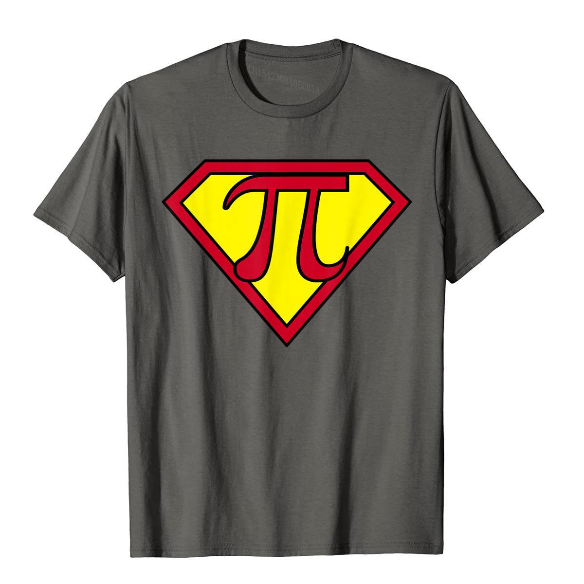SuperPi Pi Math Teacher SuperPi Superhero Super Pi футболка хлопковые топы с принтом рубашка популярные футболки унисекс с 3D принтом L