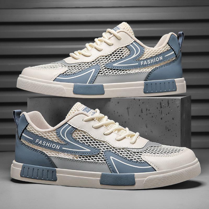 

Large size sports shoes summer new mesh breathable thick-soled casual men s shoes outdoor non-slip wear-resistant board shoes tide 39