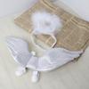 Pet Clothes Adjustable Pet Costume Set with Angel Wings Adorable for Photography Parties And Holidays