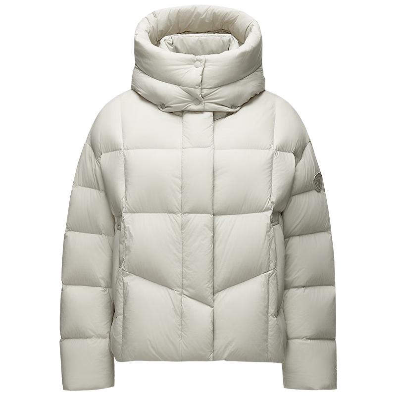 

Tanboer Women s Puffy Short Down Jacket with Detachable Hood S 160