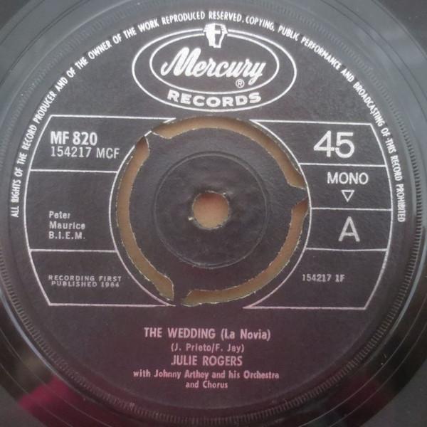 7inch Record JULIE ROGERS  Julie Rogers 154217 MERCURY 1964 UK Pop Used