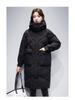 Women's Korean Style Hooded Cotton Jacket - Winter Clearance, Medium & Long, Loose Fit, Large Size, Thickened Coat