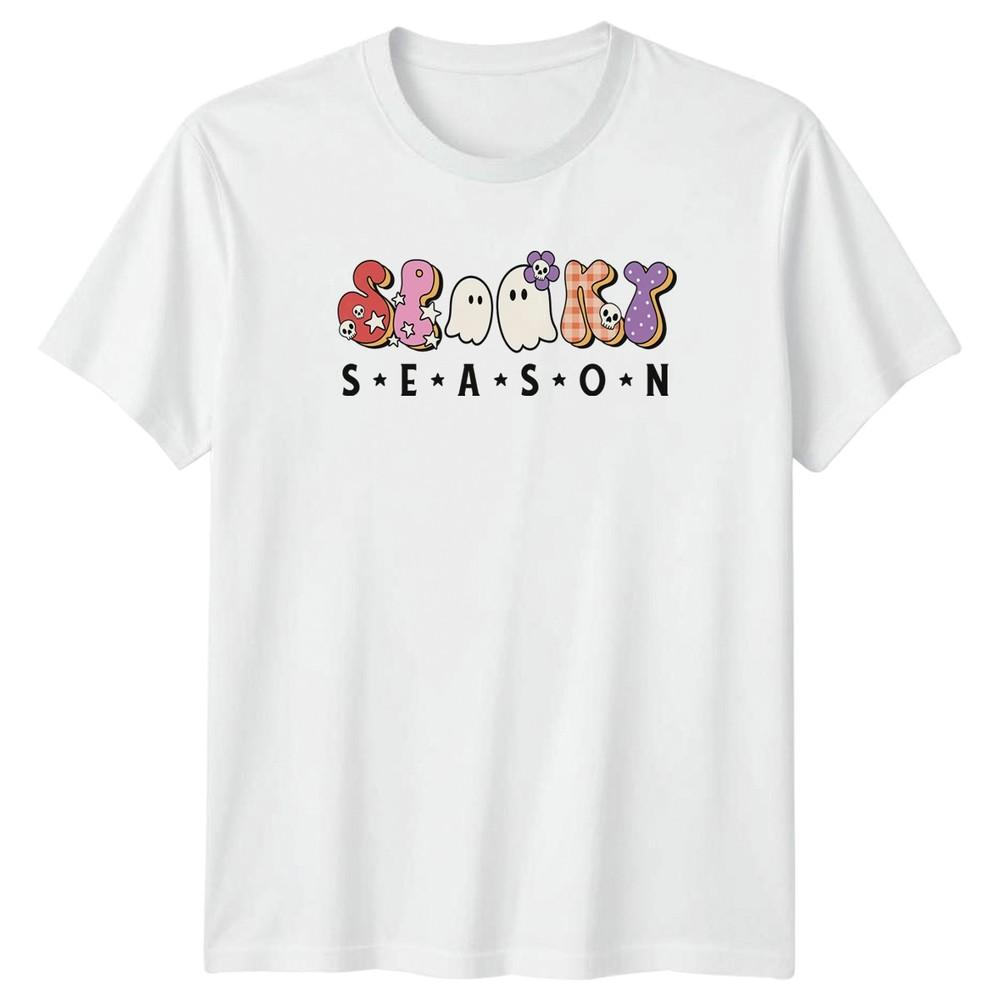 Spooky Season Unisexs TShirt Spooky Season Halloween Halloween Gift For Her S
