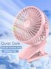 Mini ventilator portabil USB portabil cu clemă Ventilator electric convenabil și ultra-silențios Reîncărcabil pentru studenți Ventilator mic de răcire drăguț