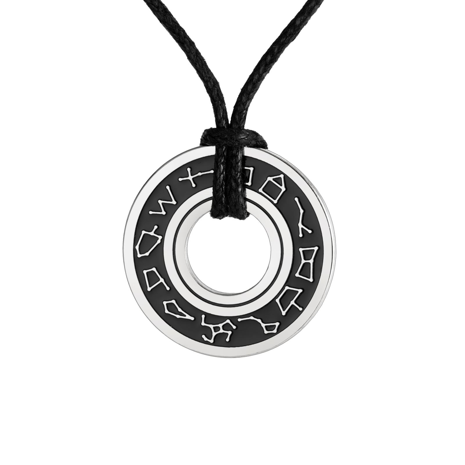 

LIKGREAT 12 Zodiac Signs Necklace for Men Women Astrology Constellation Pendant Chain Stainless Steel Pagan Witchy Jewelry Gift
