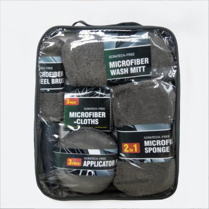 

Kit lap mobil, Handuk Serat Mikro, Set alat pembersih, sarung tangan cuci otomatis, нампан вощение, сикат рода спонс, деталь серый