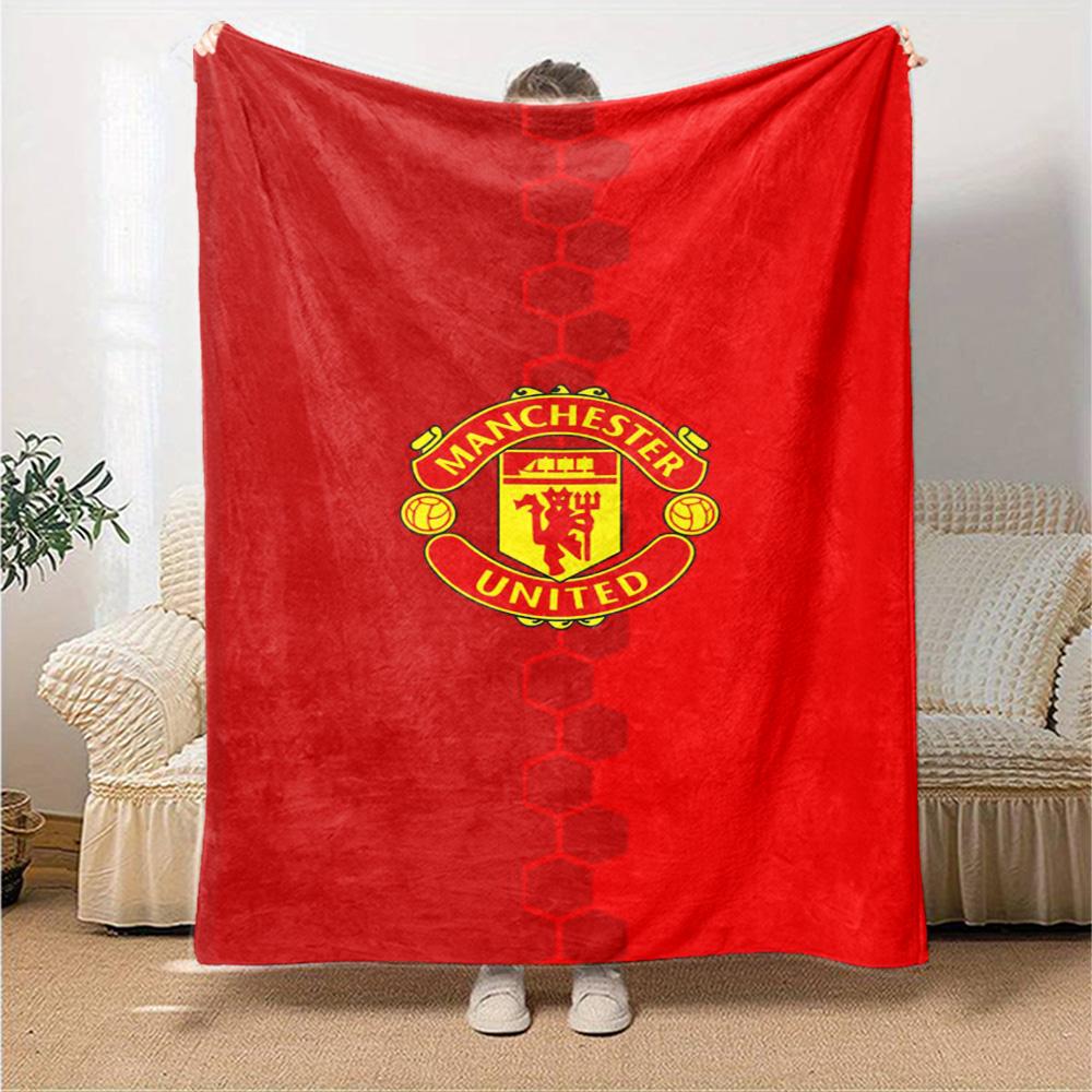 Manchester Blanket Comfortable Perfect for Chair Bed Bedding for All Seasons Modern Suitable for Gifting Relatives and Friends