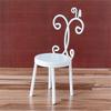 1/12 Scale Miniature Iron Back Chair Antique Design Alloy Dollhouse Furniture For Dollhouse Display And Collection