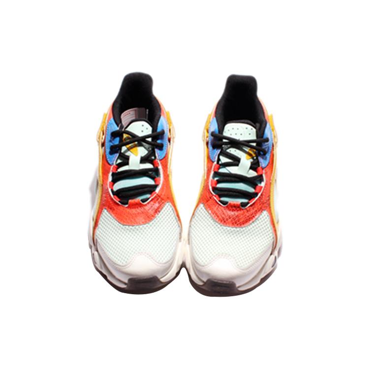 New LiNing Butterfly Anti Slip Wear Resistant Low Top Chunky Sneakers Men's Red Yellow AGLN069-16