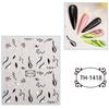 New Year Nail Art Stickers Bronzing Year of the Dragon Chinese Style Mahjong Cartoon Nail Stickers Decoration