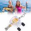 Telescopic Rope Fishing Key Chain With Steel Wire Fishing Key Ring Daily Carry