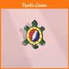 Eyecatching Cartoon Turtle Brooch Unique Alloy Pin For Rock Music Enthusiasts