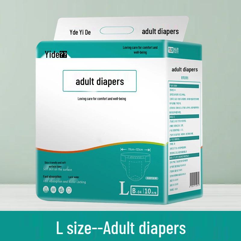 Comfortable XL Breathable Adult Pull-up Diapers with Adhesive for Elderly