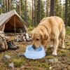 Portable Collapsible Pet Bowl Hanging Large Capacity Pet Feeding Bowl Prevent Overflow Non-stick Pet Water Bowl Camping
