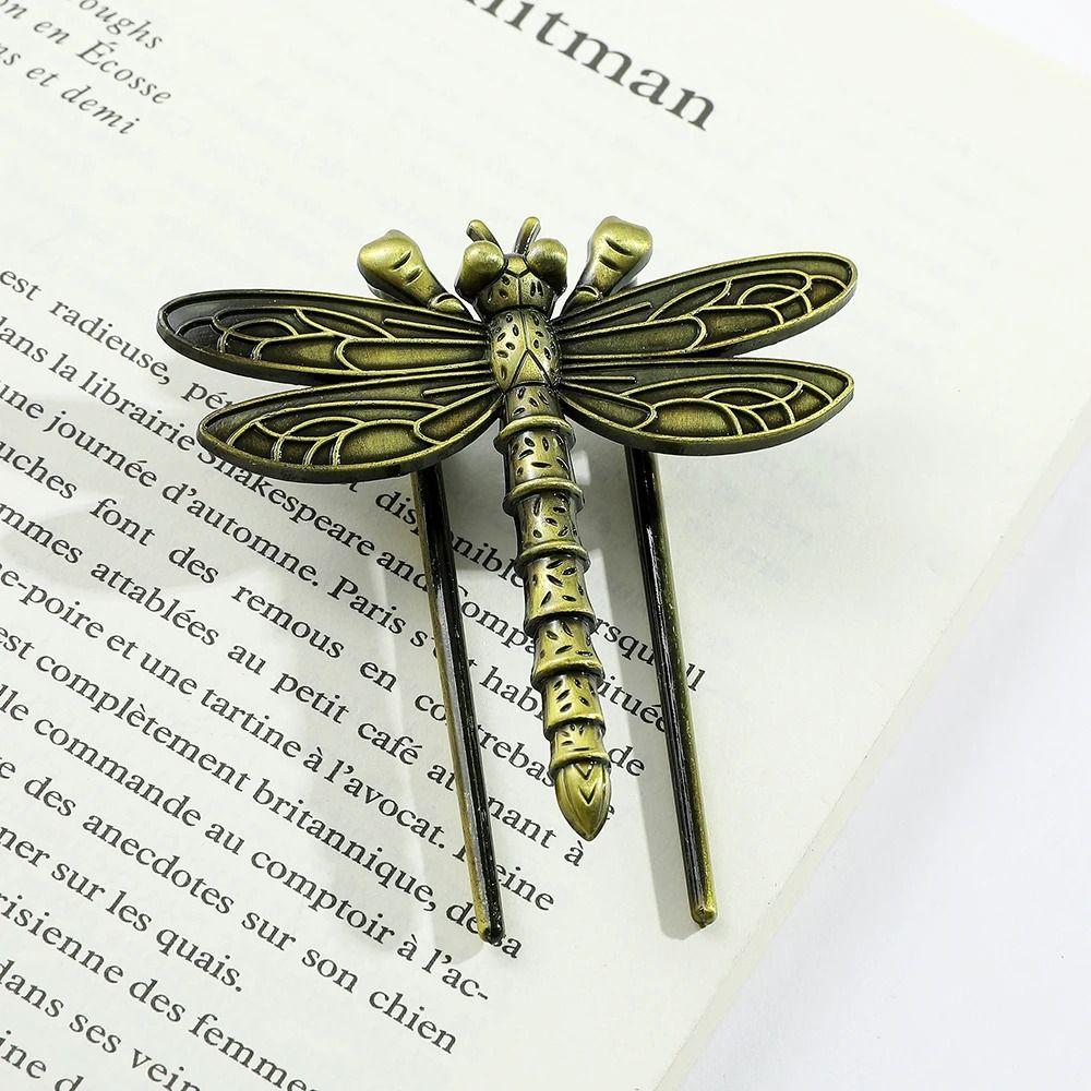 Paper Clip Vintage Book Clip Bronze Metal Insect Bookmark Butterfly Bookmarks  School Supply