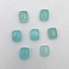 Natural Aqua Chalcedony Rectangle Cushion CabochonLoose Gemstone Lot 13 Pcs 8*10 MM43 CT For Jewelry Making