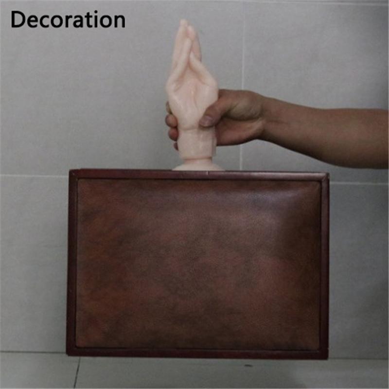 Home Decoration Realistic Huge Silicone Long Massage Toys for Female&Male