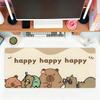 Cute Capybara Cartoon Mouse Pad For Office Gaming And Keyboards NonSlip Large Waterproof