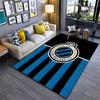 Club Brugge Logo Striped Carpet Suitable As a Non-slip Mat for the Living Room or Bedroom Sofa