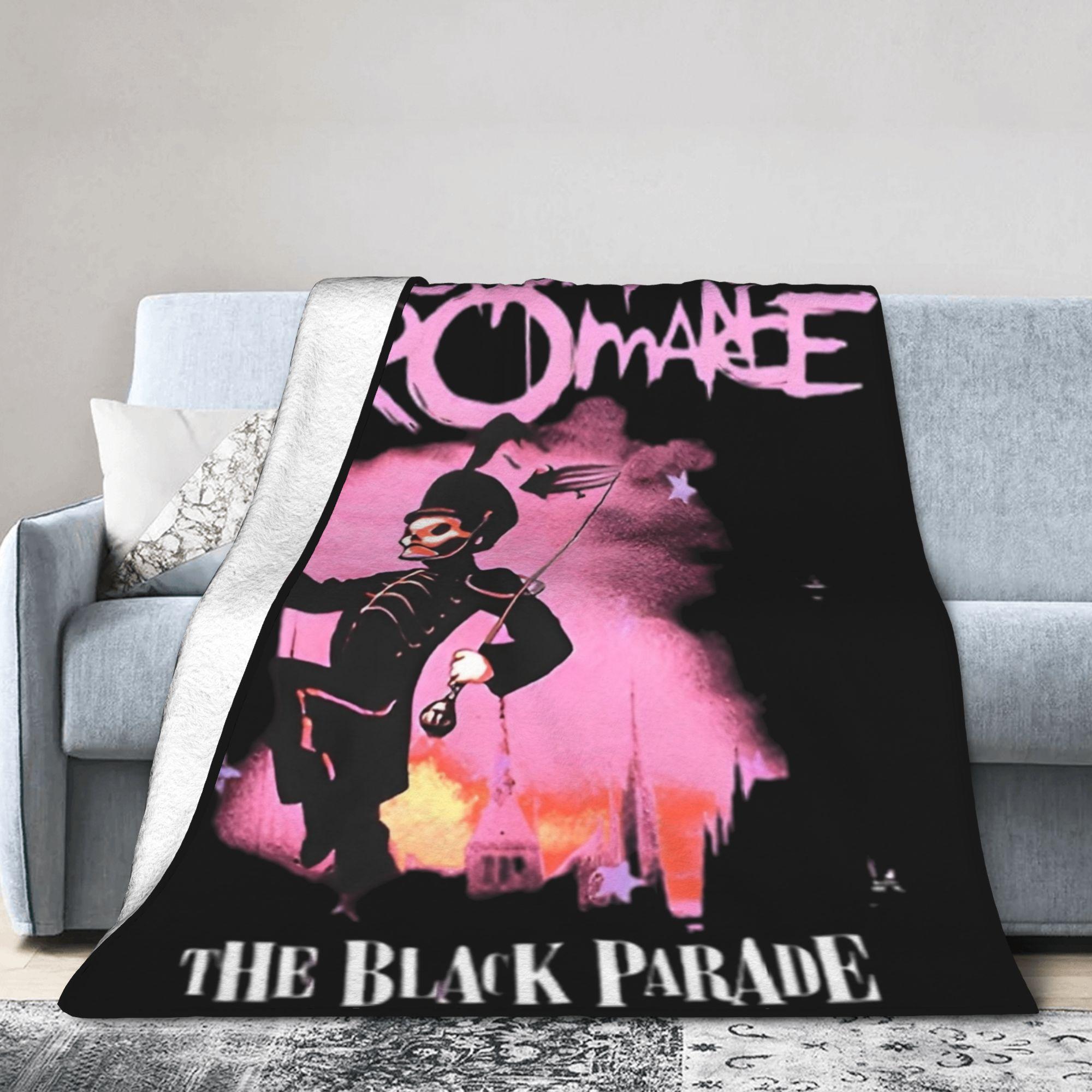 MY CHEMICAL ROMANCE Rock Pop 80s Concert Band Blanket Flannel Throw Blankets Bedding Couch Decoration Lightweight Bedsprea 75X95CM