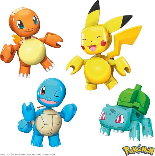MEGA Pokemon Kanto Team Building Block Set, 130 Pieces, Ages 6 and Up, HFG05