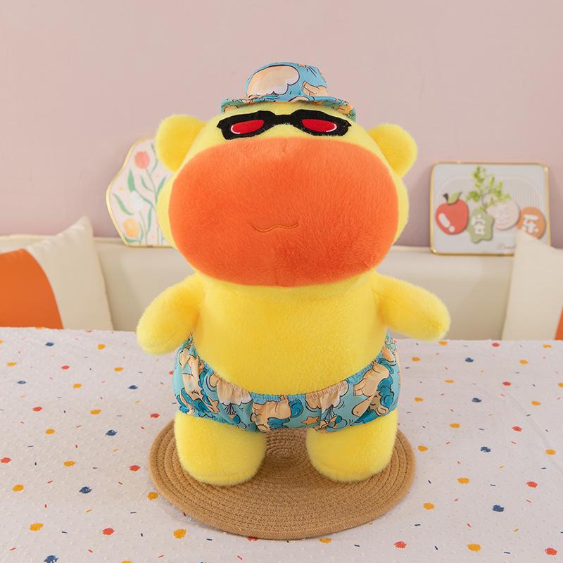 

New capybara lulu plush toy doll sun beach lulu doll children s gift wedding 30cm