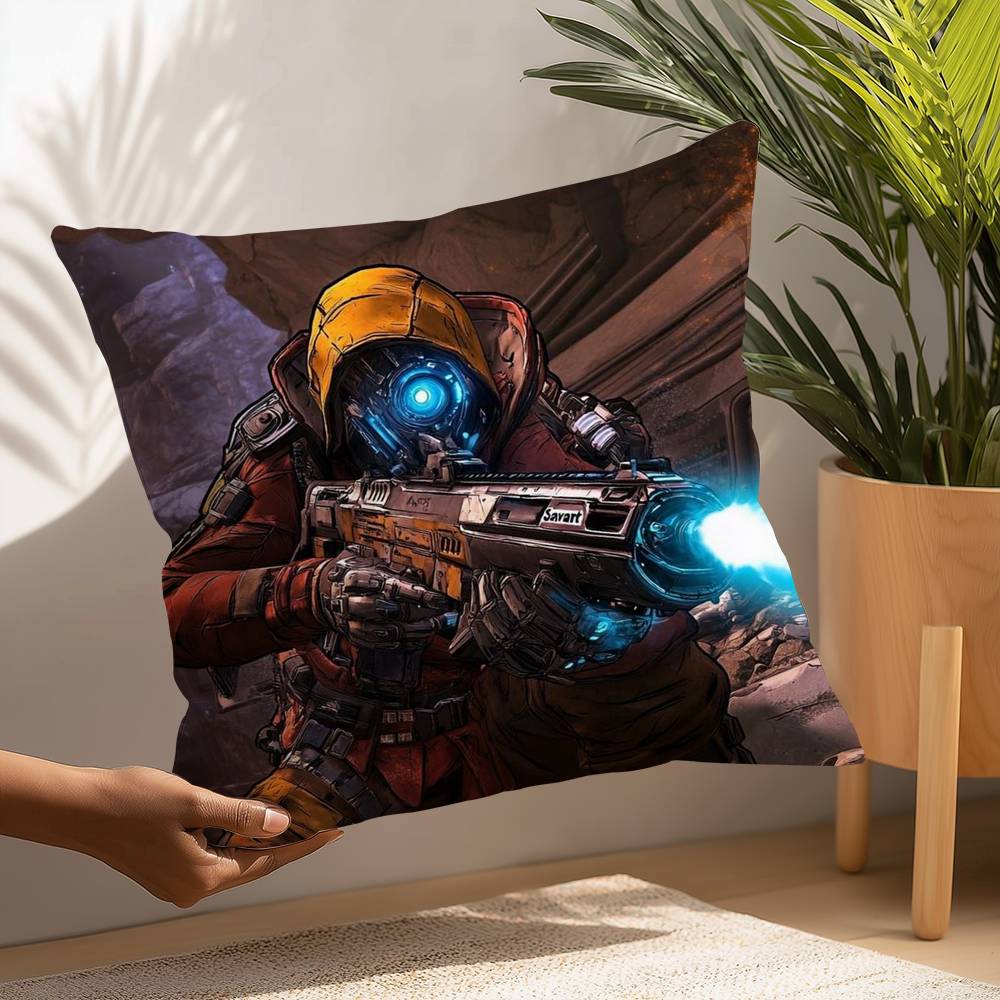 B-Borderlands Game Pillow Case Plush Fabric Soft  Pillowcase Double Sided Print Cushion Cover Household Gifts