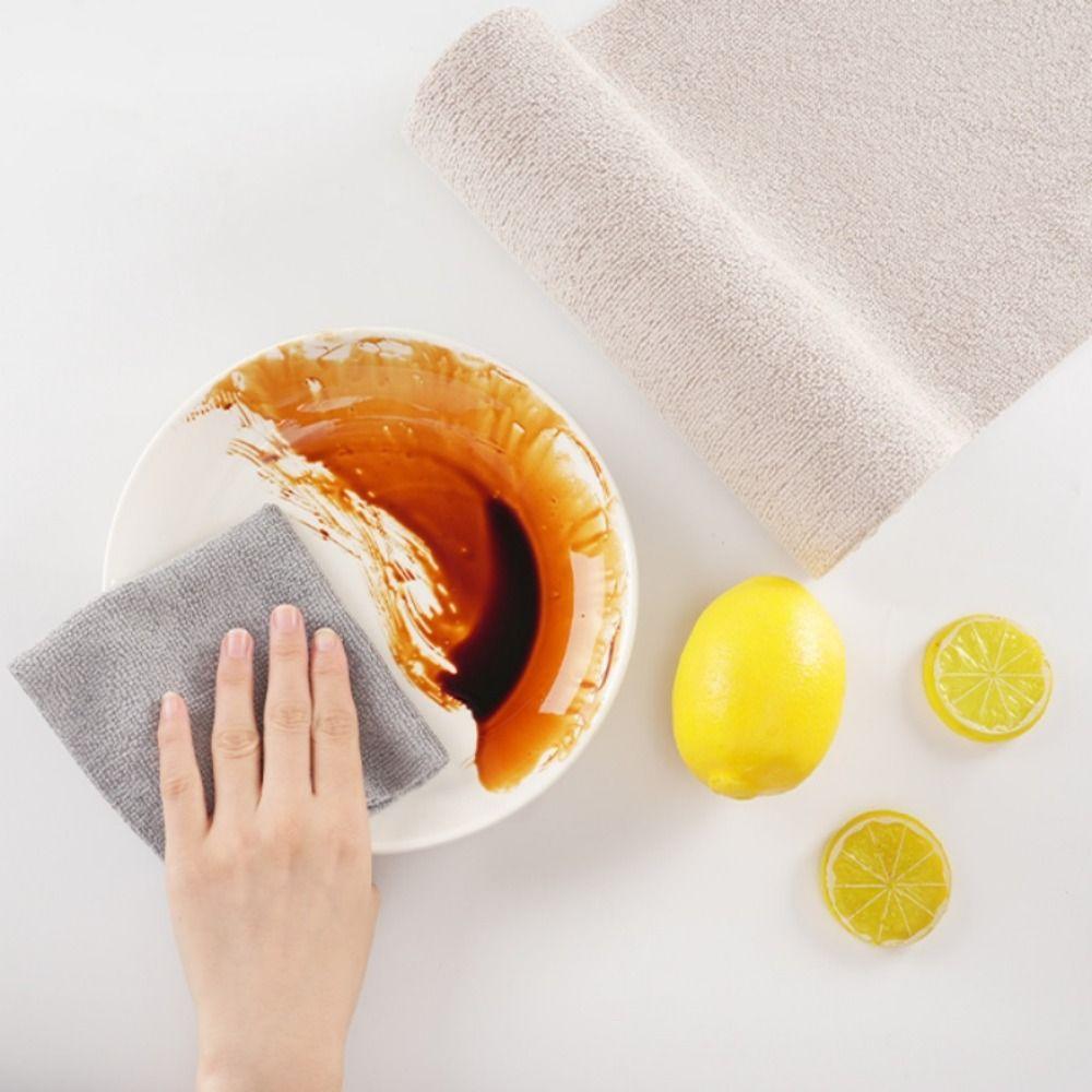 Microfiber Roll Kitchen Dishcloth Absorbent Kitchen Cleaning Cloth Cleaning Towel  for Home Kitchen