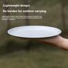 1Pc Titanium Camping Plate Travel Tableware Stackable Camping Supplies Backcountry Dinnerware For Backpacking Picnic Equipment
