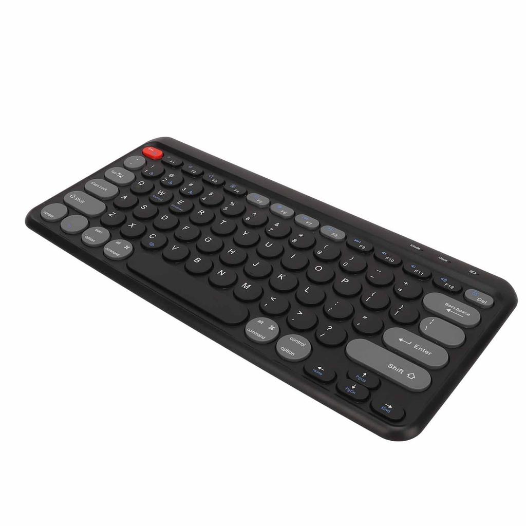 Compact Round Keycaps   Keyboard Wireless   2.4G Dual Mode Portable Slim Keyboard for   for   for