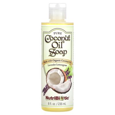 Savon à l'huile de coco pure, Lavande Citronnelle, 236 ml (8 fl oz)