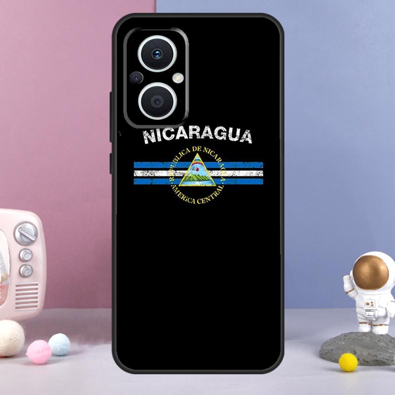 Nicaragua Flag Funda For OPPO Reno 8 Lite 11F 12F 13F 14F 10 11 12 13 14 Pro OPPO Find X9 X5 X6 X8 Pro Case