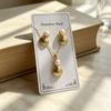 European & American Pearl Earring and Necklace Set - Simple, Fashionable Collarbone Design